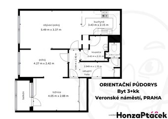 Prodej, byt 3+kk/lodžie, Veronské náměstí, Horní Měcholupy - 11