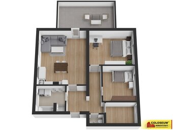 Hrušovany nad Jevišovkou, byt 3+kk novostavba, terasa, sklep - 11