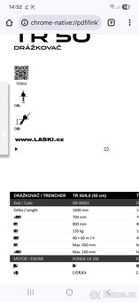 Drážkovač TR50/6,5 do hloubky 50cm - 11