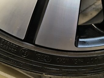 ALU kola Mercedes B 5x112 r18 Originál, pneu 5mm+TPMS - 11