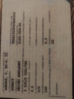 Nákladní vlek, plato za automobil AGADOS 2,5T  - 11