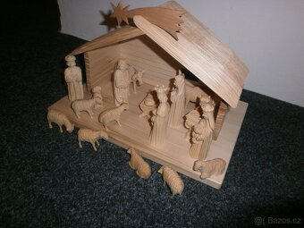 Ručně vyřezávaný český betlém 14a3 - 11