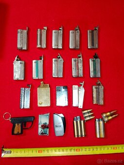 Zapalovače 82 ks IMCO, ženy, pistolka + 2 pouzdra - 11
