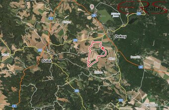 Pozemek, 1211 m2 – Tachov u Doks, okr. Česká Lípa - 11