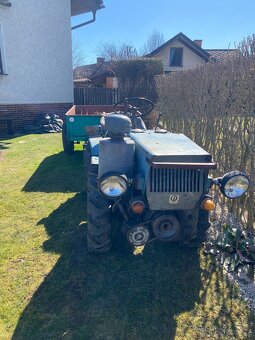 Traktor, malotraktor TK4 plus sklápěcí vlek - 11