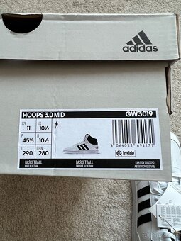 Adidas Hoops 3.0 mid pánské tenisky 45 1/3 - 11