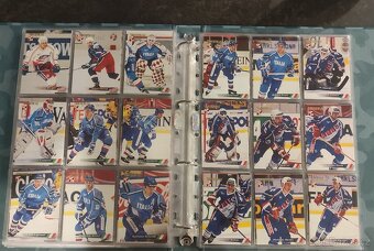 Hokejové kartičky SEMIC WIEN 96 komplet - 11