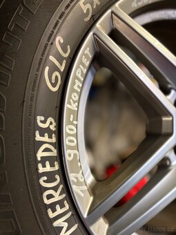 Prodám zánovní Alu kola na Mercedes. GLC r17 - 11