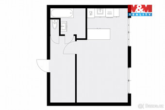 Prodej bytu 1+kk, 40 m², Opočno, ul. Pohořská - 11