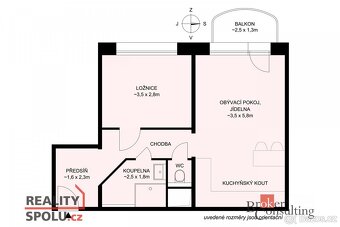 Prodej, byty/2+kk, 45 m2, Otavská 1063/8, České Budějovice 2 - 11