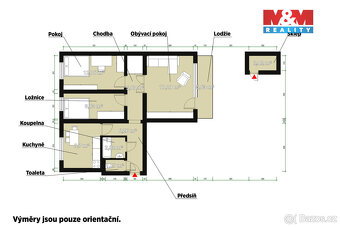 Prodej bytu 3+1 70 m² s lodžií v Železné Rudě, ul. U Řezné - 11