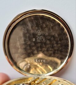 Zlaté kapesní hodinky IWC Schaffhausen 14K - 11