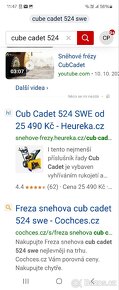 Sněhová fréza Cube Cadet 524 swe - 11