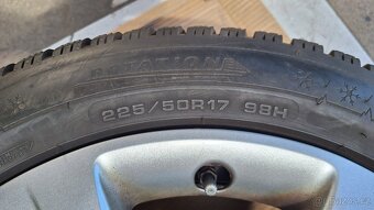 Sada disků Opel 17" 5x120 zimní pneu 225/50 R17 6-7mm - 11