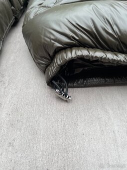 Zara Péřová Zimní Bunda Tmavě Zelená | Puffer Jacket Dark Gr - 11