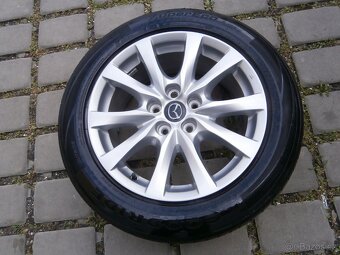 letní alu kola 5 x 114.3 225 55 17 originál mazda - 11