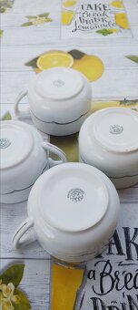 Porcelánové šálky Art Deco H.C.Chodau - 11
