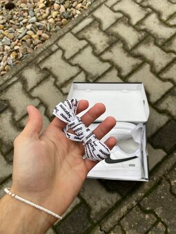 Nike Air Force Supreme Bílá Černá + samolepka zdarma, 44.5 - 11