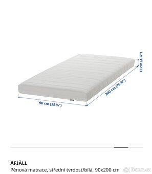 Dětská oboustranná postel Ikea + matrace - 11