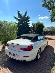 BMW 650i Cabrio - alpinweiss, 4,4 V8. Serviska - 11