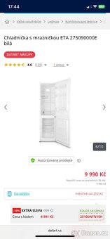 Kombinovaná lednice s mrazákem ETA / no frost - 11