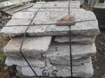 Stará kamenná dlažba, pískovcová dlažba, zápražáky, 40 m2 - 11