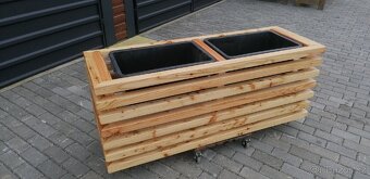 Dekorativní vyvýšené modřínové záhony - 11