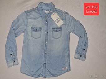 Vel 122-128 - dívčí - šaty,sukně,trička,leginy.... - 11