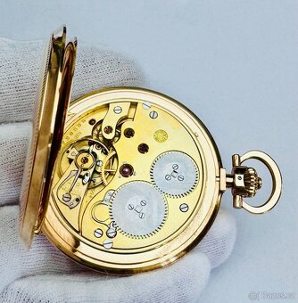 14K CELO ZLATÉ PÁNSKÉ KAPESNÍ HODINKY IWC SCHAFFHAUSEN S ETU - 11
