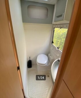 Fiat Ducato Dethleffs; krátká verze,(5m) sklápěcí postel - 11