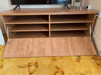 Manželská postel + TV stolek (zakázková výroba) - 11