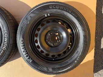 Letní plechová sada 5x100 + pneu 185/65/15  Fabia Polo Ibiza - 11