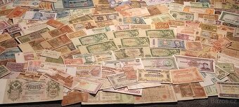 Mega obří konvolut bankovek po sběrateli 434ks - 11