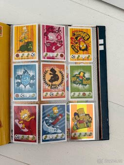 simpsons, zberatelske kartičky vsechny + album - 11