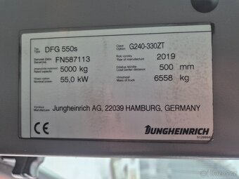 Použitý vysokozdvižný vozík Jungheinrich 5t, nafta - 11