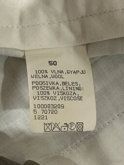 PÁNSKÝ SPOLEČENSKÝ ŠEDÝ OBLEK vel. 50 - 11