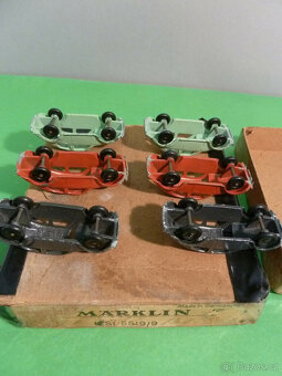 6 Märklin VW Pretzel Beetle v dealerské krabici 55199 cca 19 - 11