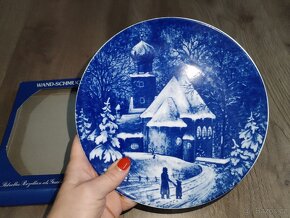 Porcelánové dekorativní talíře ZIMA - 11
