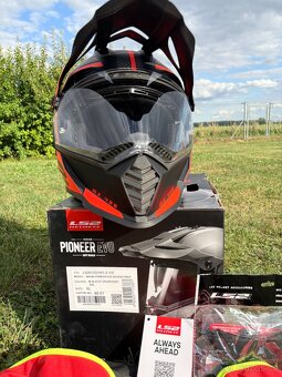 Přilba Enduro LS 2-MX 436 PIONEER a Bunda REBELHORN - PATROL - 11