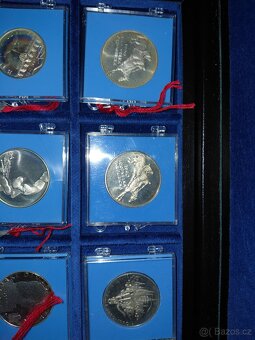 Komplet(94ks) sada stříbrných mincí ČSL - Proof 1954-1993 - 11