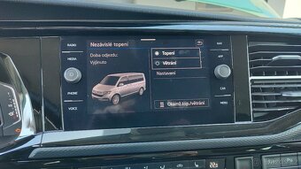 VW T6.1 upgrade přihřívače Webasto+MENU INFOTEJMENT - 11