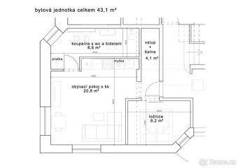 Pronájem 2+kk Brno Panská lícha - 11