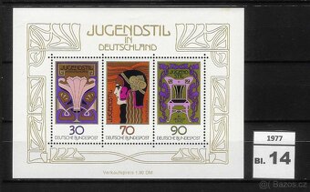 Známky Německo (BRD) - 21 aršíků (čisté, svěží) - 11