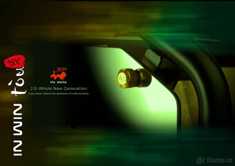 In Win D-FRAME 2.0 black/green + 1065W zdroj D-FRAME 2.0 - 11