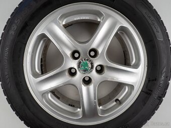 Škoda Octavia - Originání 15" alu kola - Zimní pneu - 11
