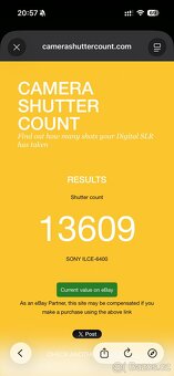 Sony a6400, sigma 16mm 30mm 56mm - 11