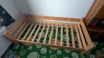 Smrková postel jednolůžko - 11