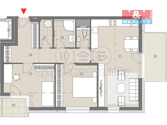 Prodej bytu 3+kk, 80 m², Sedlčany, ul. K Cihelně - 11