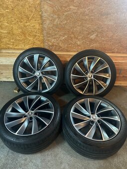 ALU Kola ŠKODA 5x112 R18 PEGASUS Letní Pneu 235/45/18 - 11