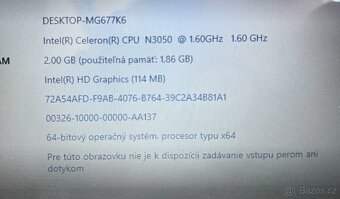HP 14 / Celeron N3050 / 2GB RAM / 32GB Flash / 14" - 11